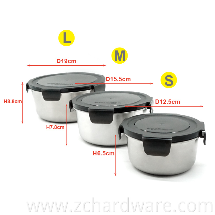 Stainless Steel Food Storage